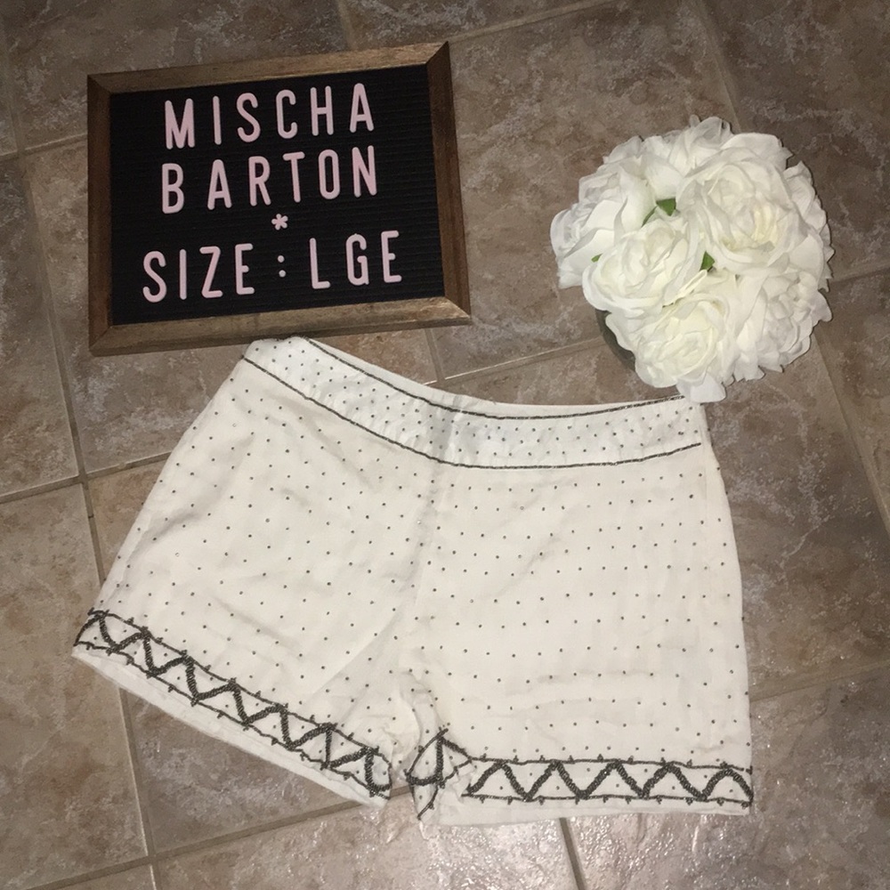 NWOT MISCHA BARTON The Greta Shorts High‎ Waisted